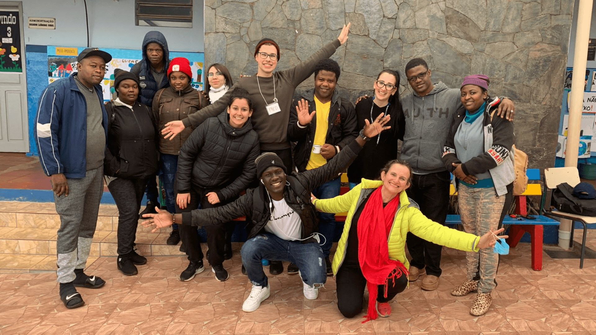 Teaching Portuguese to Haitian families